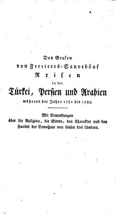 [Reise durch Kamtschatka und Sibirien nach Frankreich] @Herrn von Lesseps, Gefaehrten des Grafen de la Perouse Reise durch Kamtschatka und Sibirien nach Frankreich