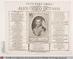 Octo Bona Omina Ex Beatissimo Patre Alexandro Octavo, Pontifice Opt. Max.