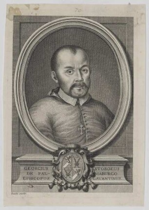 Bildnis des Georgius Stoboeus, Fürstbischof von Lavant
