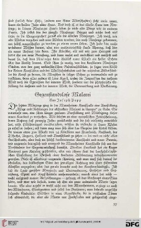 Gegenstandslose Malerei
