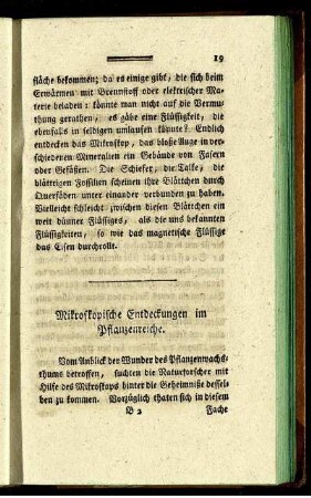 Mikroskopische Entdeckungen im Pflanzenreiche.