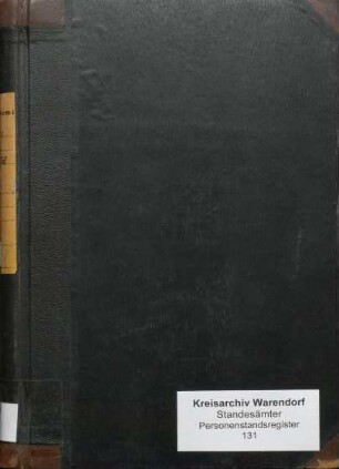Sterberegister des Standesamtes Ahlen-Stadt von 1897 (Urkunden-Nr. 1-163) und von 1898 (Urkunden-Nr. 1-151)