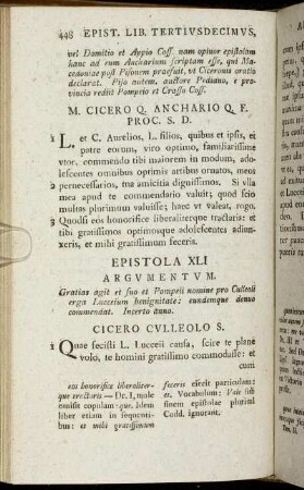 Epistola XLI - Epistola L