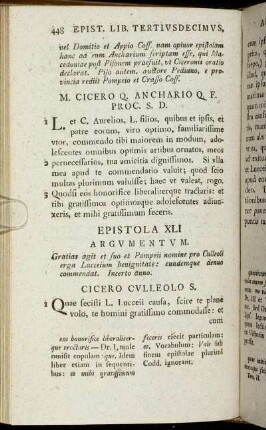 Epistola XLI - Epistola L