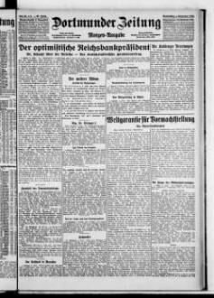 Dortmunder Zeitung. 1874-1939