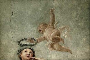 Die Poesie umrahmt von Putten