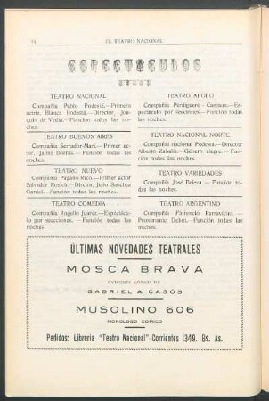 Espectáculos