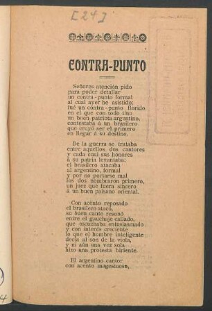 Contra-punto