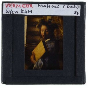 Vermeer, Die Malkunst (Wien KHM GG_9128) : Detail