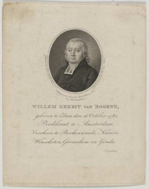 Bildnis des Willem Gerrit van Dorrne