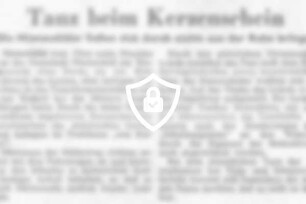 Tanz beim Kerzenschein