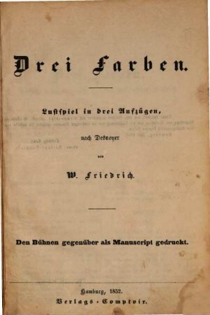 Das Theater des Auslandes. 4. 1852, H. 2