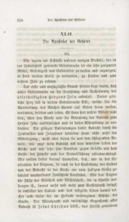 558-567 Der Apostolat des Gebetes III.