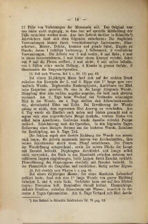 Ueber Verletzung der Thoraxarterien vom gerichtlich-medizinischen Standpunkt