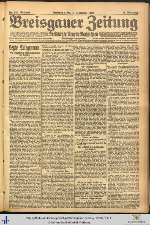 Nr. 238-267 (September 1920)