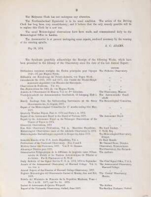 Report of the Observatory Syndicate. 1878/79