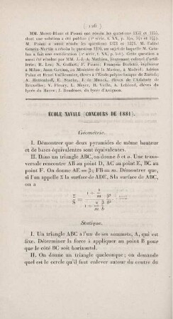 École navale (concours de 1881).