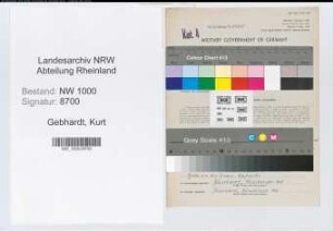 Entnazifizierung Kurt Gebhardt, geb. 25.01.1909 (Bueroleiter)