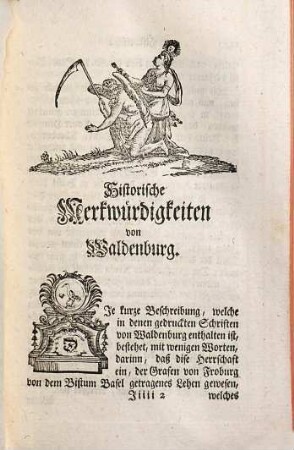Versuch einer Beschreibung historischer und natürlicher Merkwürdigkeiten der Landschaft Basel. 13, Von Waldenburg