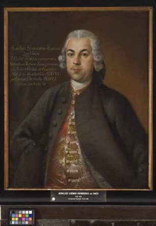 Bildnis des Emil Ludwig Hombergk zu Vach, 1743-1780 Professor der Rechte in Marburg (1720-1783)