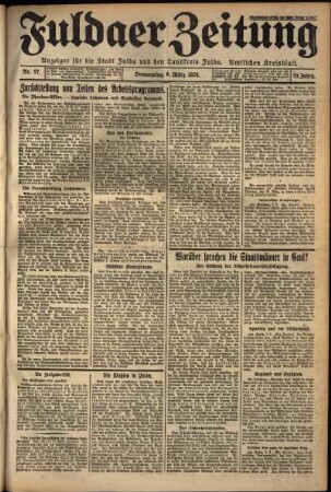 Ausgabe vom Donnerstag, den 08. März 1928.