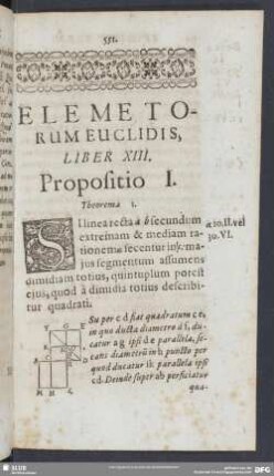 Euclidis Elementorum Liber XIII