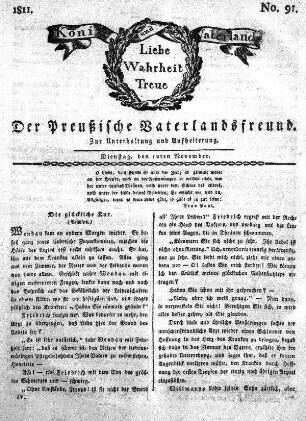 No. 91., vom 12ten November
