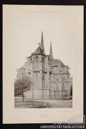 Marburg St. Elisabeth Choransicht
