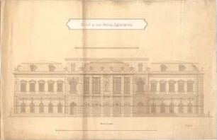 Stegmann, Carl von; Stegmann - Atelier - Entwurf zu einem öffentlichen Vergnügungslokal, Rückseite (Ansicht)