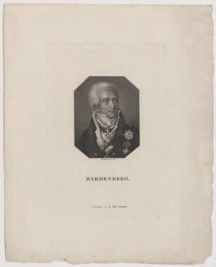 Bildnis des Karl August Fürst von Hardenberg