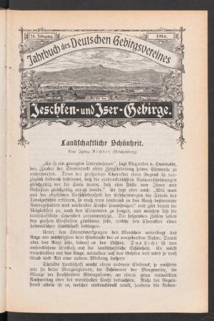 Landschaftliche Schönheit