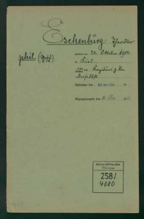 Theodor Eschenburg (1904-1999)