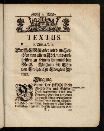 3-7, Textus. - Eingang.