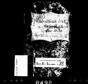 Konsensbuch von Raschau (bei Schwarzenberg)