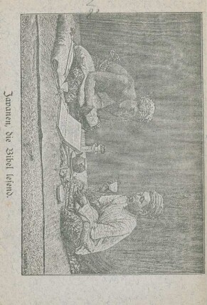 Javanen, die Bibel lesend