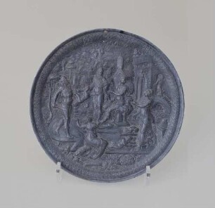 Plakette mit dem Urteil des Salomo