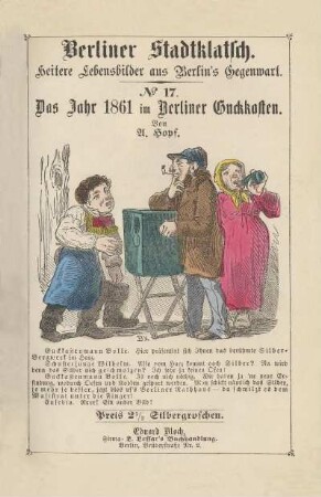 Das Jahr 1861 im Berliner Guckkasten