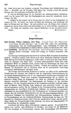 448-464, VI. Besprechungen