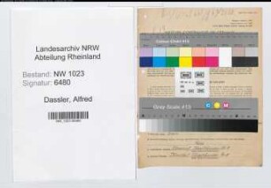 Entnazifizierung Alfred Dassler , geb. 30.06.1899 (Vermessungssekretaer)