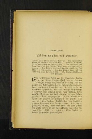 Zweites Kapitel. Auf dem La Plata nach Paraguay.