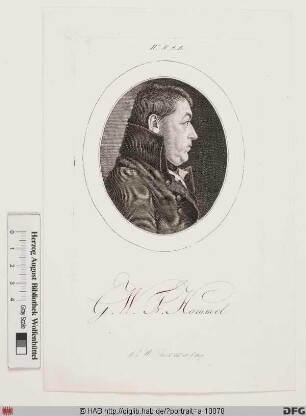 Bildnis Georg Wilhelm Friedrich Hommel