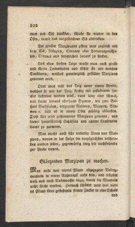 Glänzenden Marzipan zu machen.