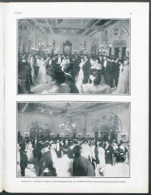[Fotografía de] Baile en el "Club de la Unión" en conmemoración del 40.° aniversario de la fundación de este centro social