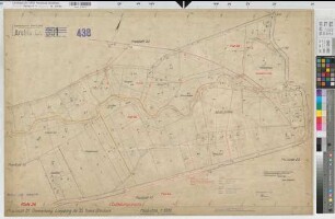 Lippborg (Lippetal), Flurbereinigung Lippborg, Bl.26 Zuteilungskarte Lippborg Flur 21