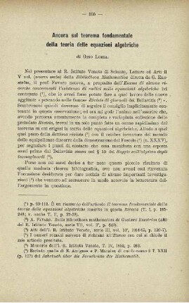 Ancora sul teorema fondamentale della teoria delle eyuazioni algebriche.