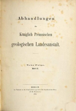 Die Lamellibranchiaten des rheinischen Devon mit Ausschluss der Aviculiden, [1]
