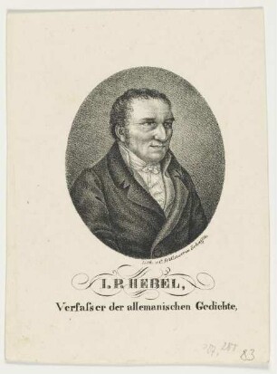 Bildnis des I. P. Hebel