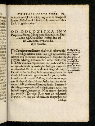 71r-77r, Od odlozitka inu Prepovedane te Mnogetere Shpendie oli Shpishe,... (27. Od Postov, Prepovedane nakatere Sphendie inu Shpyshe)