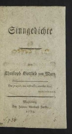 Sinngedichte