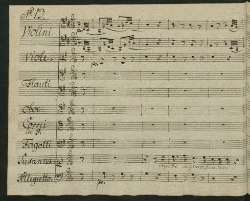 No. 13. Aria: Venite inginocchiatevi